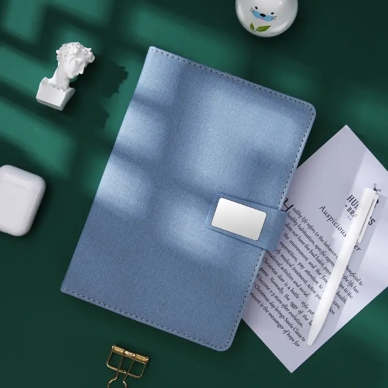 A5 Business Notebook Gift Set Light Blue 340 Pages