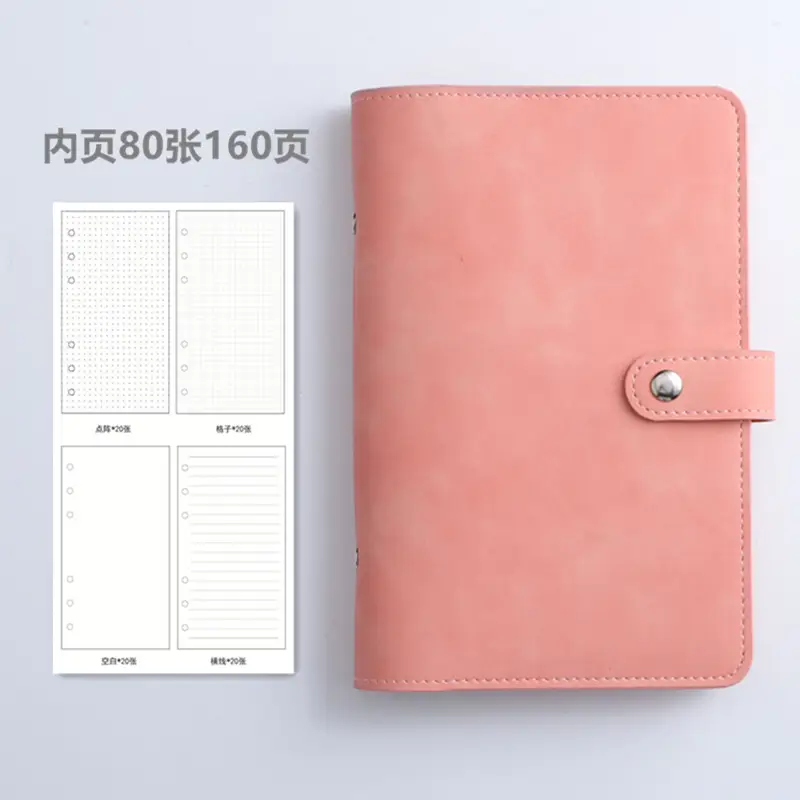 A6 Macaron Planner with Pen & Ticket Holder