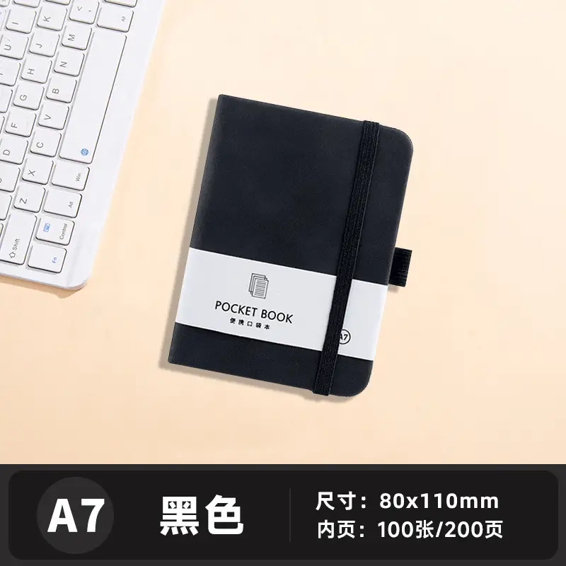 Custom Logo A5 Business Notebook with Strap