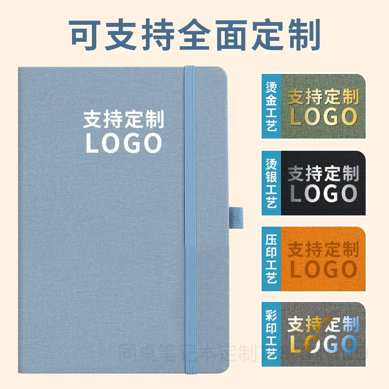 Custom Logo A5 Business Notebook Set