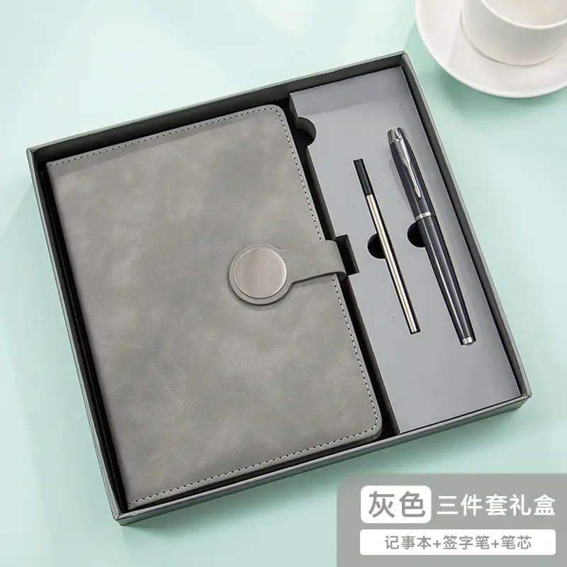 Business Notebook Gift Set with Pen & Phone Holder