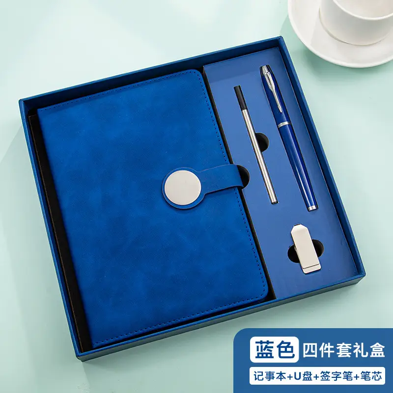 Business Notebook Gift Set with Pen & Phone Holder