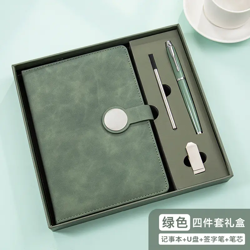 Business Notebook Gift Set with Pen & Phone Holder