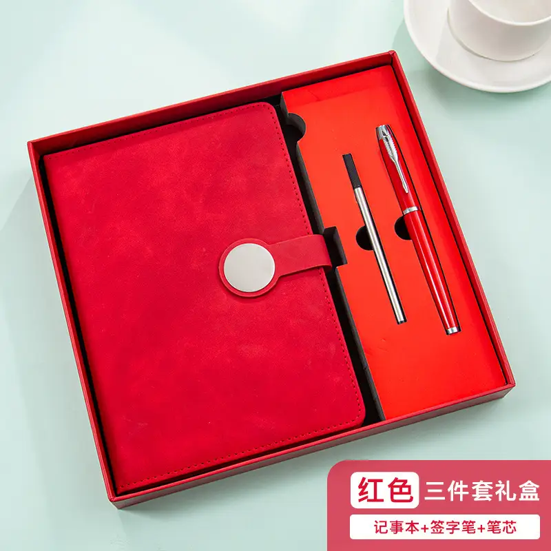 Business Notebook Gift Set with Pen & Phone Holder