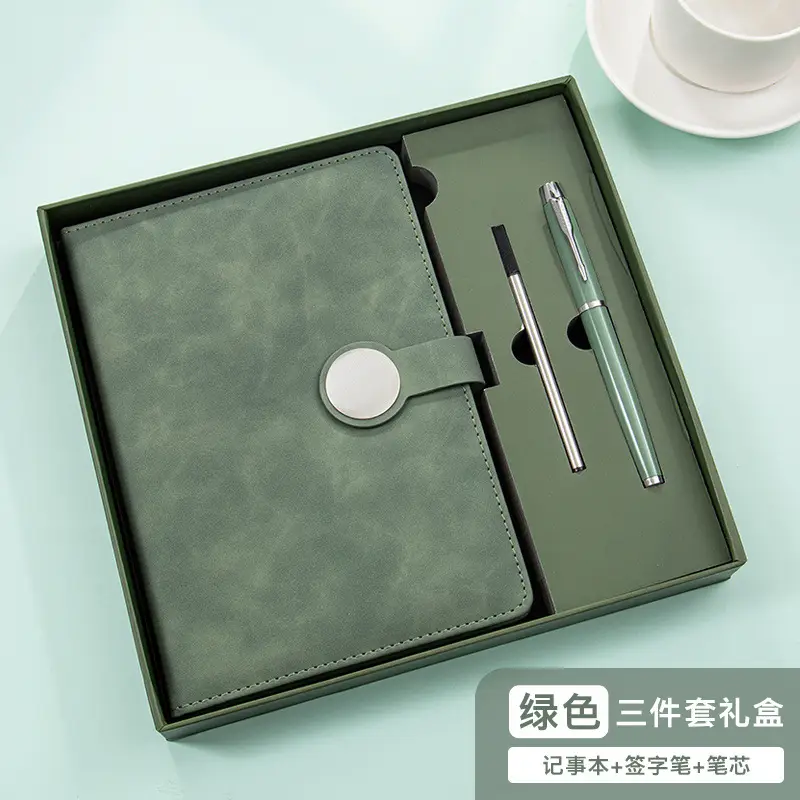 Business Notebook Gift Set with Pen & Phone Holder