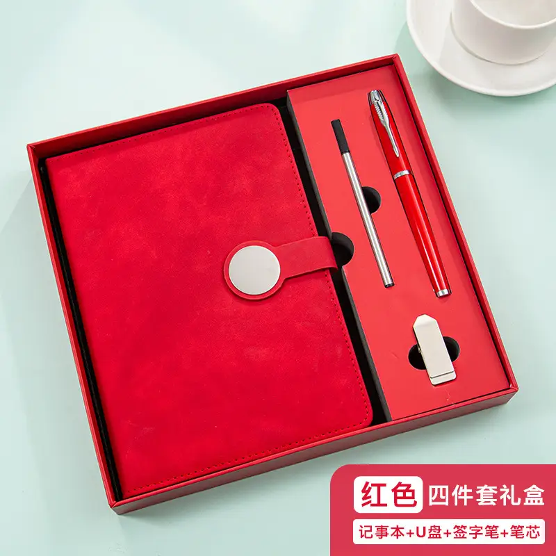 Business Notebook Gift Set with Pen & Phone Holder