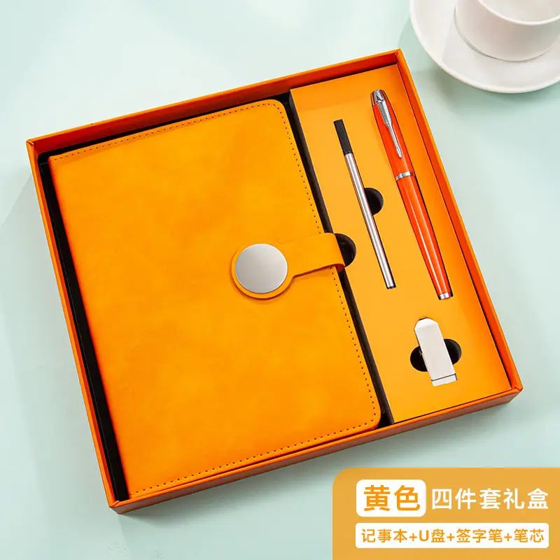 Business Notebook Gift Set with Pen & Phone Holder