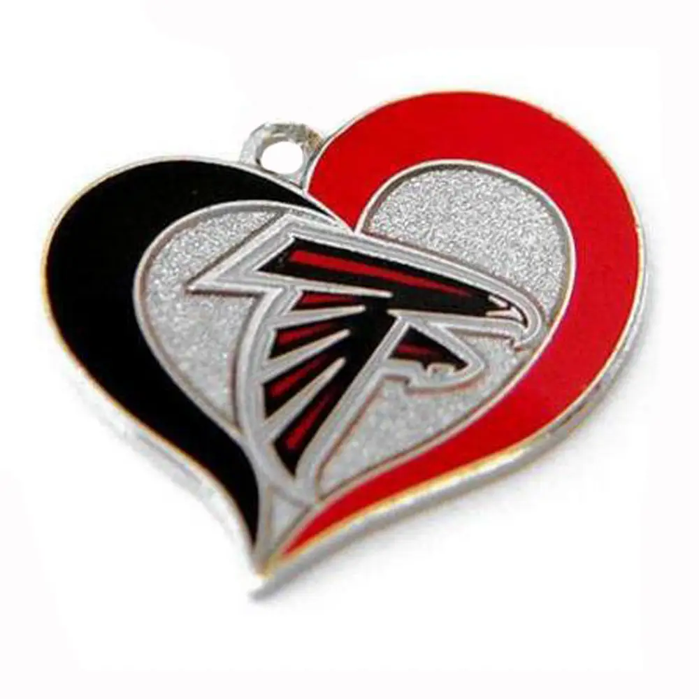Zinc Alloy Team Logo Heart Jewelry for Daily Wear