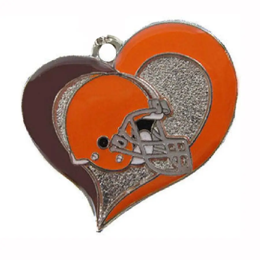 Zinc Alloy Team Logo Heart Jewelry for Daily Wear