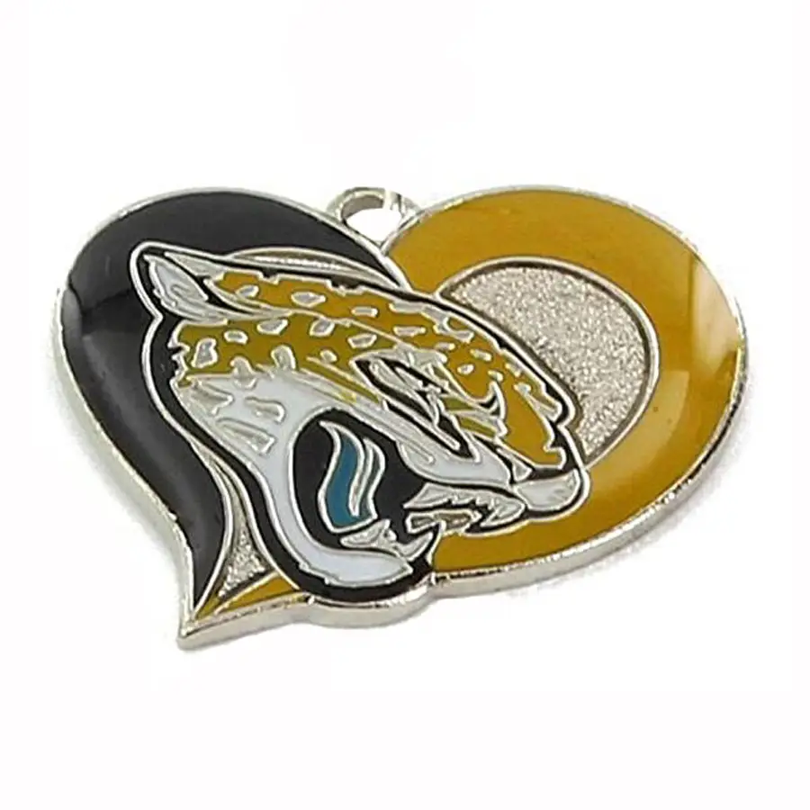 Zinc Alloy Team Logo Heart Jewelry for Daily Wear