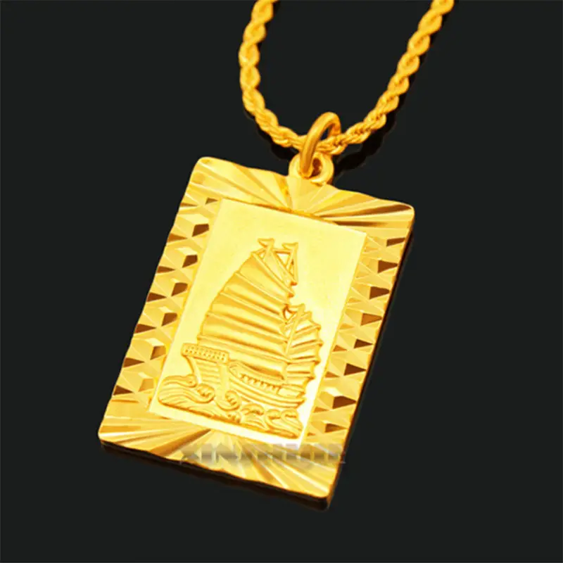 Gold Plated Cloud Fortune Pendant for Women Daily Wear Jewelry
