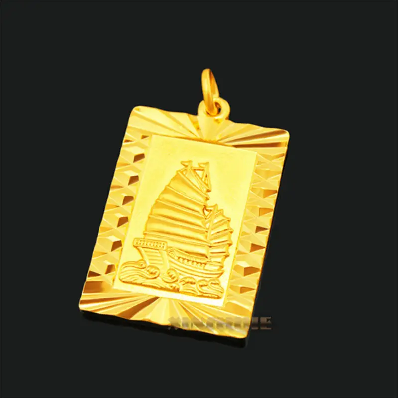 Gold Plated Cloud Fortune Pendant for Women Daily Wear Jewelry