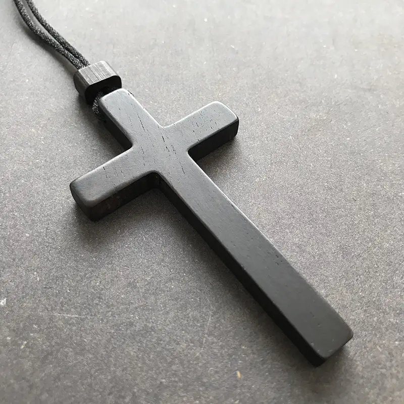 Wooden Cross Necklace Casual Multi Color Pakistani Wear