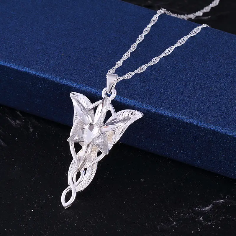 Silver Twilight Star Necklace for Women Daily Wear
