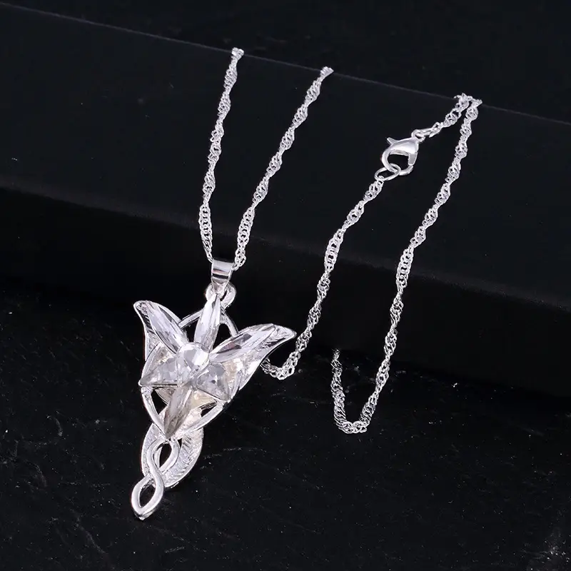 Silver Twilight Star Necklace for Women Daily Wear