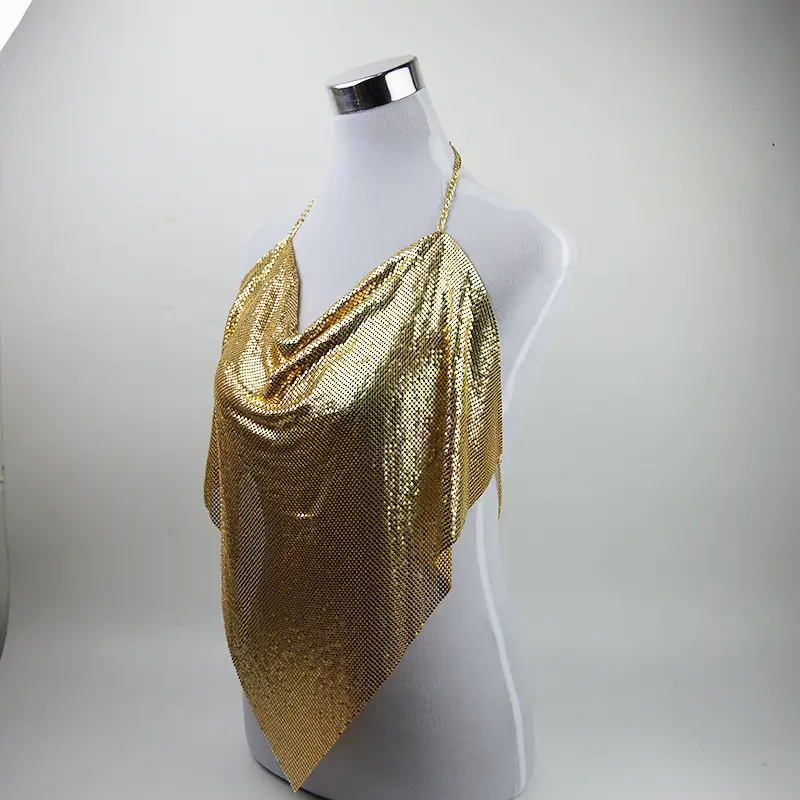 Black Mesh Cowl Neck Top for Women Beach Wear