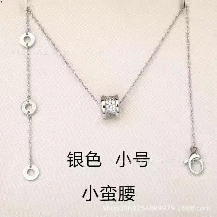 Rose Gold Ceramic Necklace for Women Trendy Luxury Daily Wear