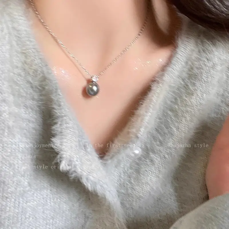 Summer Pearl Necklace Women Luxury Daily Wear Trendy
