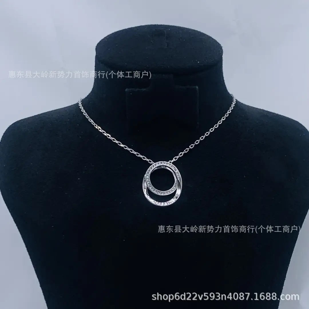 Leopard Rhinestone Necklace Women Trendy Daily Wear