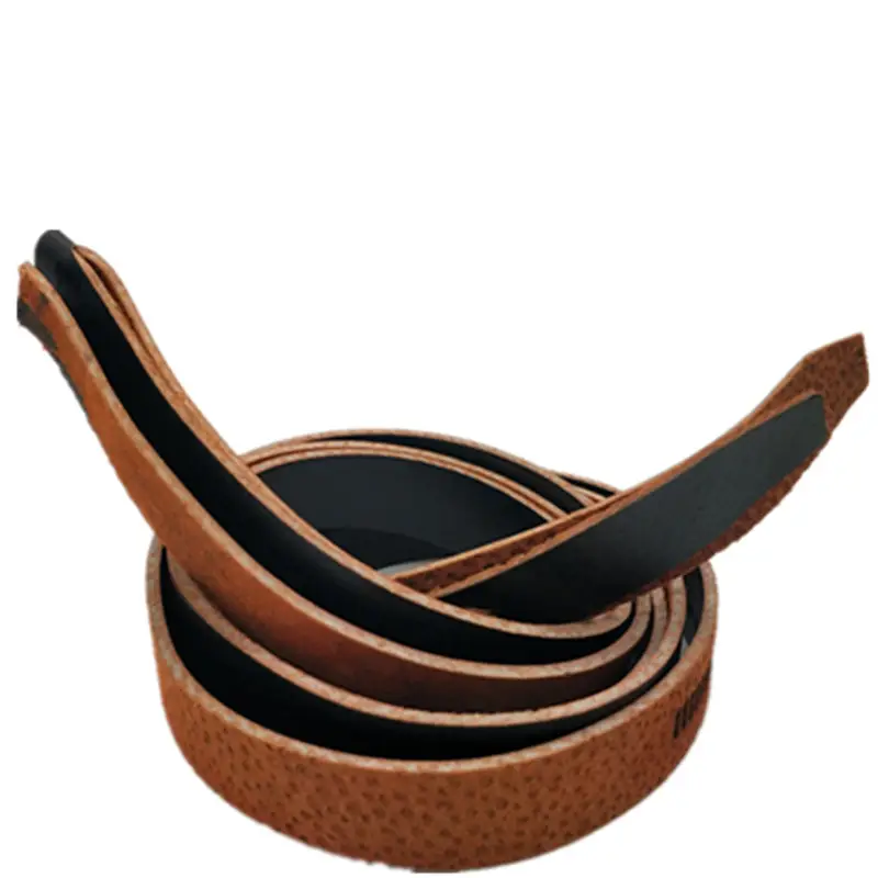 Black Pigskin Work Belt with Silver Pin Buckle