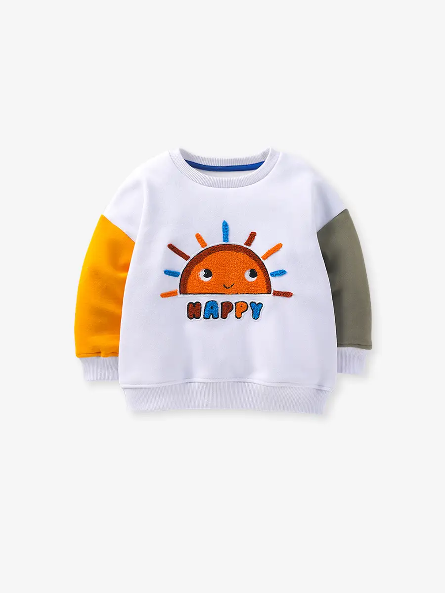 Kids Velvet Sweatshirt Rainbow Awesome Design
