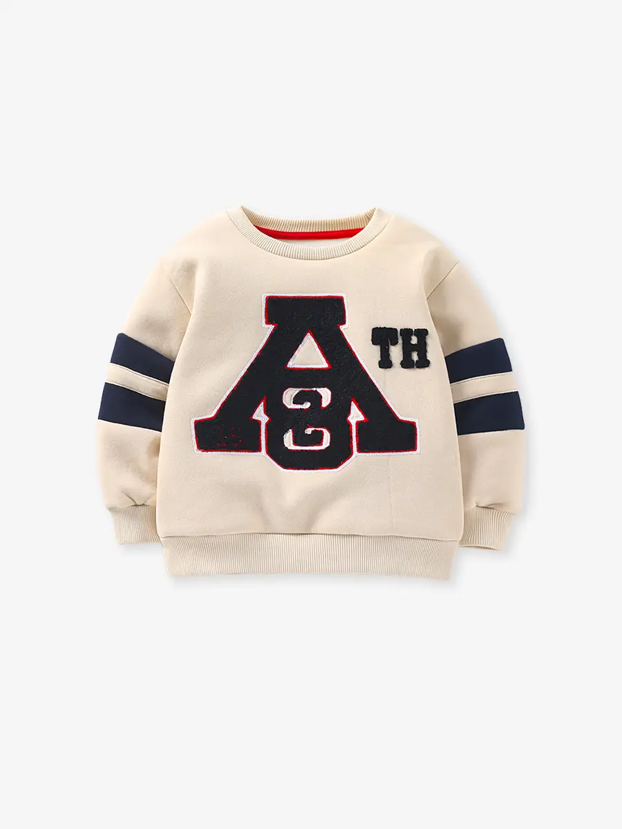 Kids Velvet Sweatshirt Rainbow Awesome Design