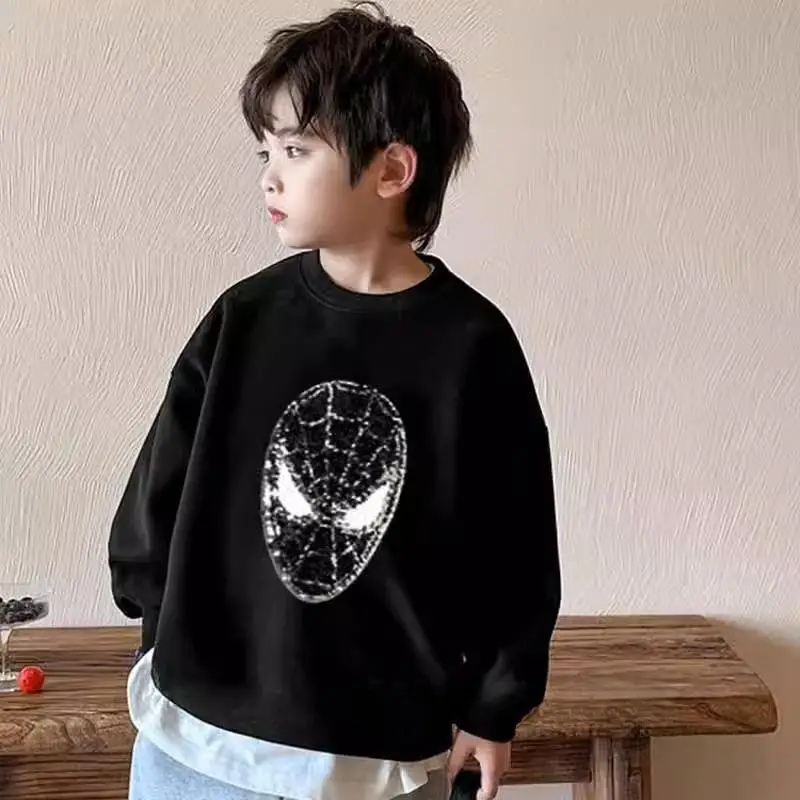 Kids Spider-Man Color-Changing Fleece Sweater Winter