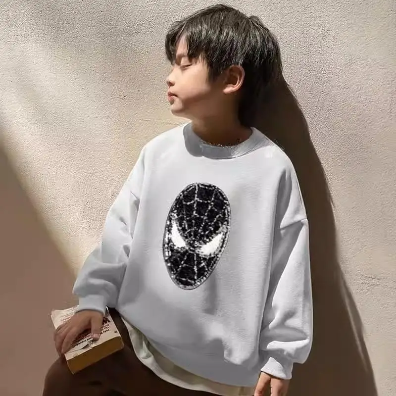 Kids Spider-Man Color-Changing Fleece Sweater Winter