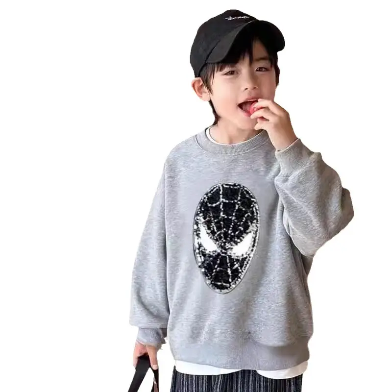 Kids Spider-Man Color-Changing Fleece Sweater Winter