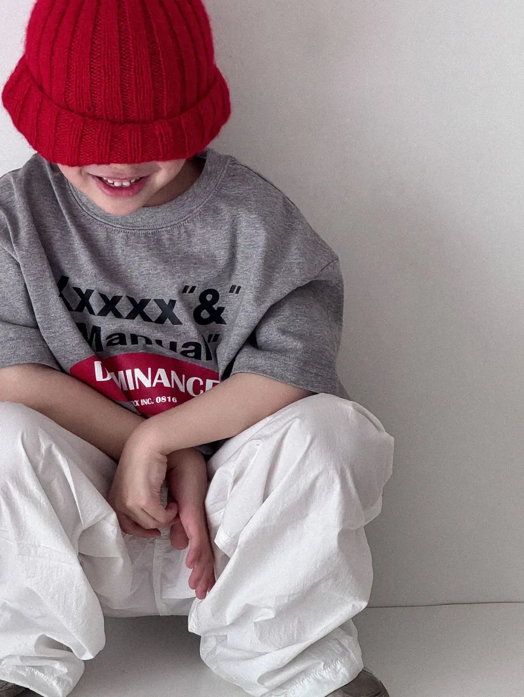 Children's Graphic T-Shirt Cream Short Sleeve Spring Casual