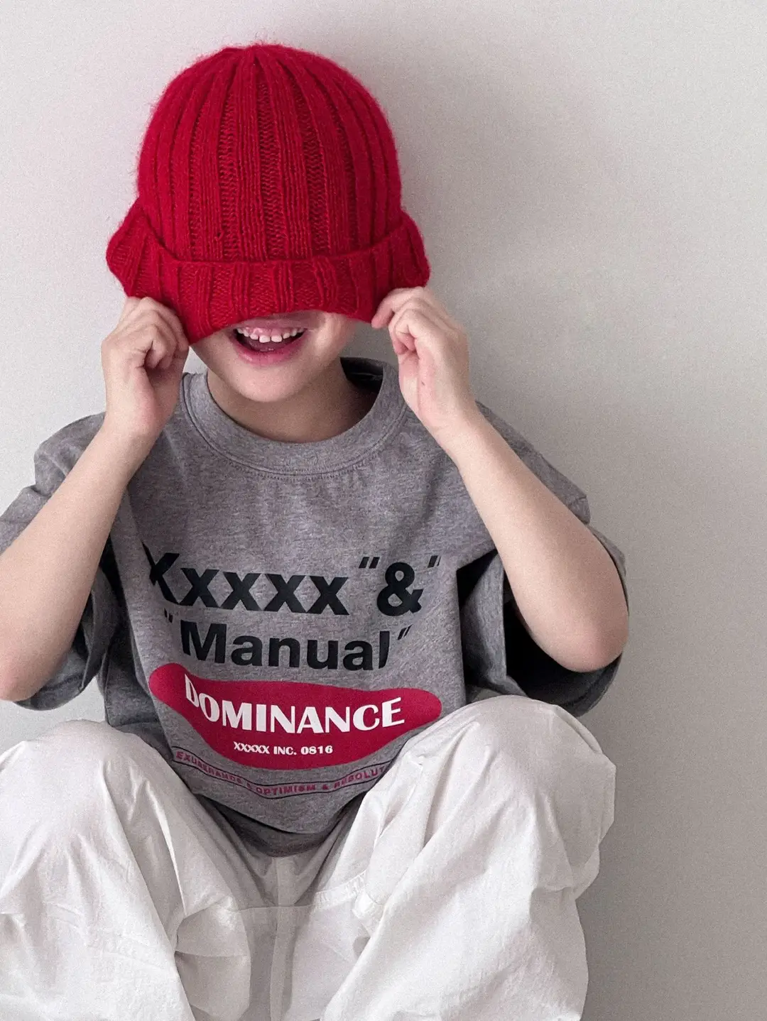 Children's Graphic T-Shirt Cream Short Sleeve Spring Casual