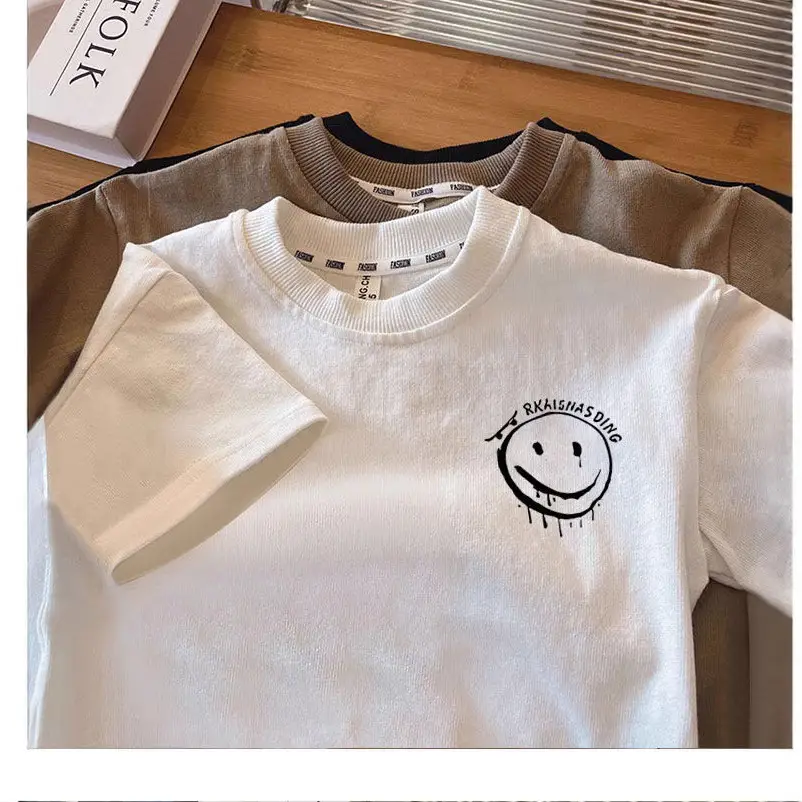 Kids Loose Korean Style T-Shirt Summer Multi Color
