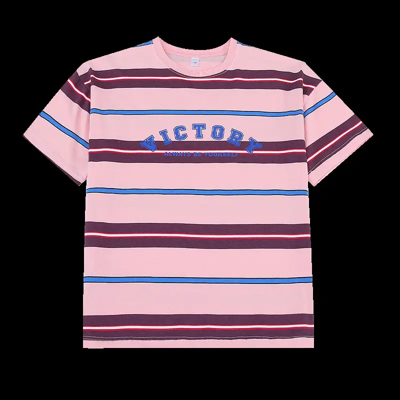 Children Loose Printed T-Shirt Summer Trendy Coffee Orange