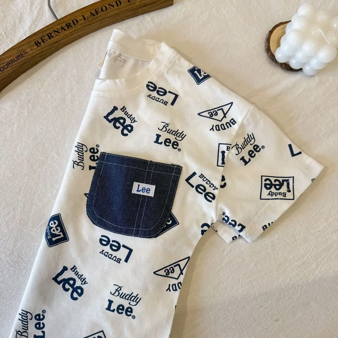 Children's Trendy Buddy Lee Printed T-Shirt Summer