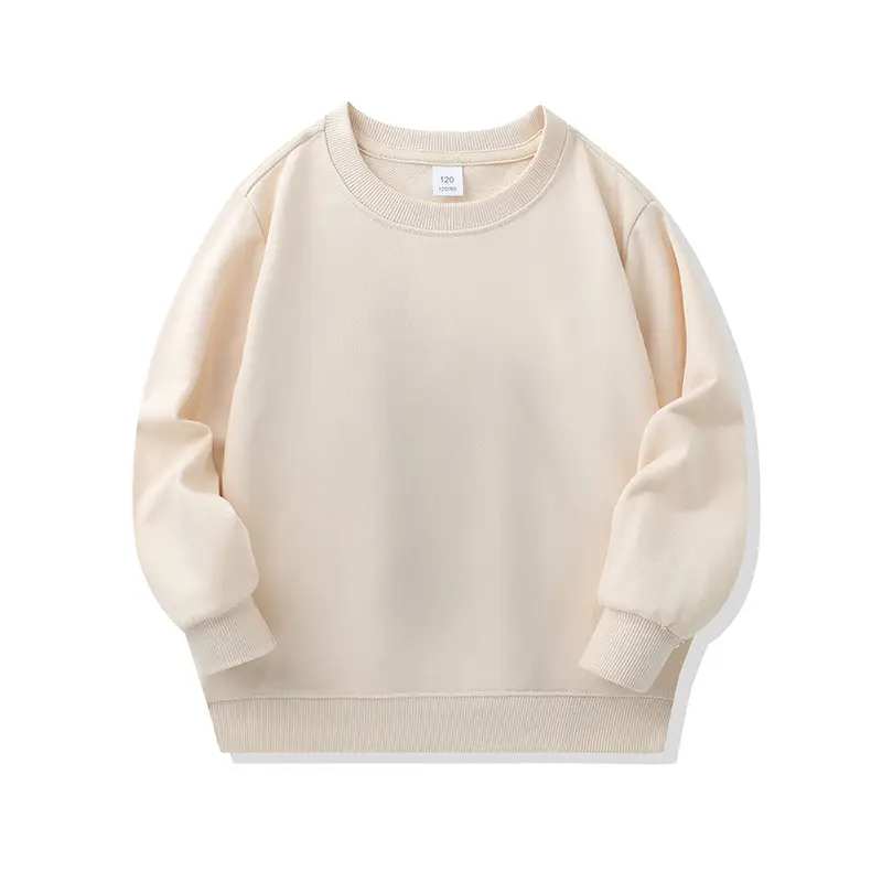Children's Round Neck Sweater 350g Loop Fabric 13 Colors