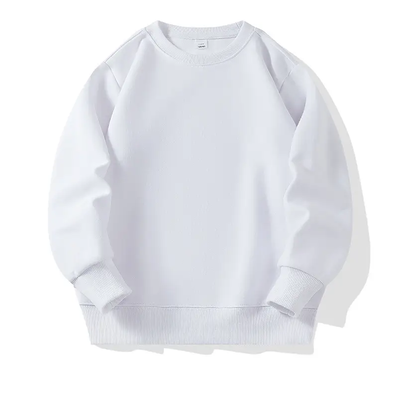 Children's Round Neck Sweater 350g Loop Fabric 13 Colors