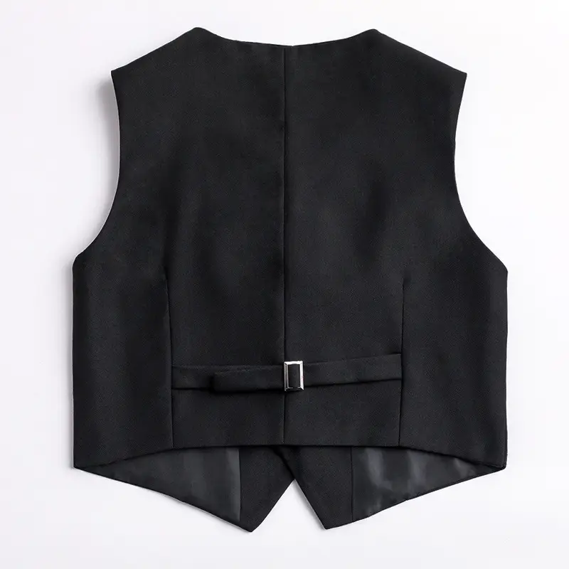 Children's Plus Size Vest Black Spring Autumn