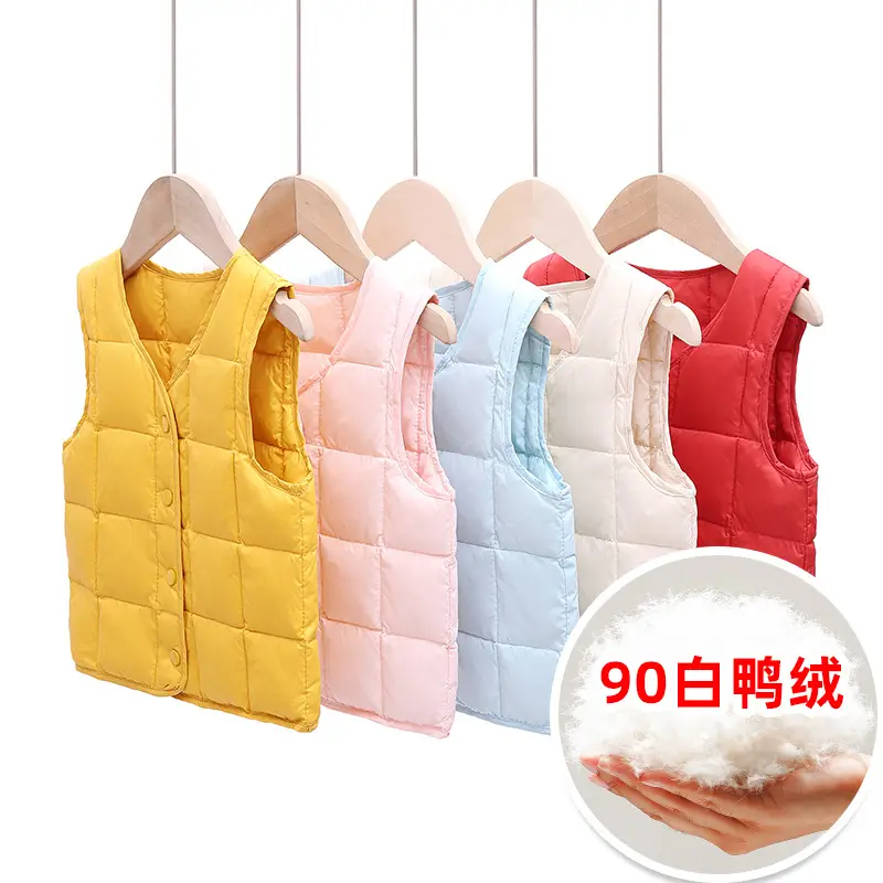 Children's 90% Duck Down Vest Lightweight 0-6Yr