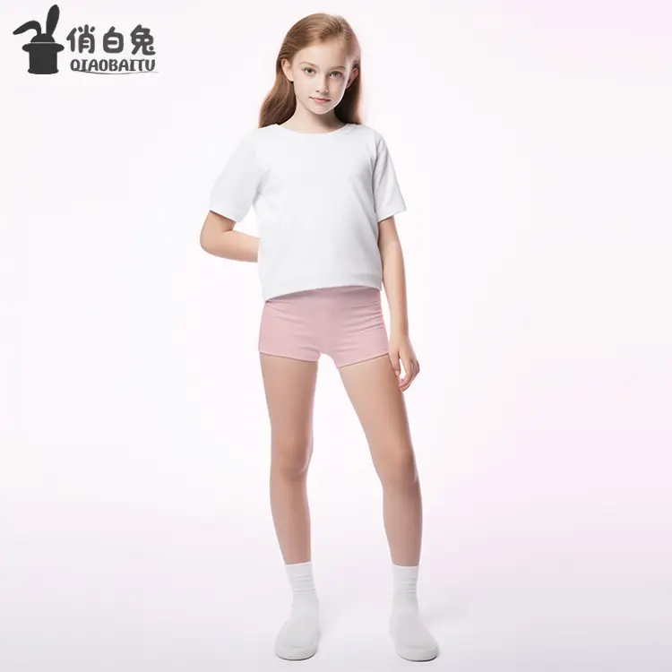 Girls Silk Shorts Candy Pink Lightweight Sun Protective