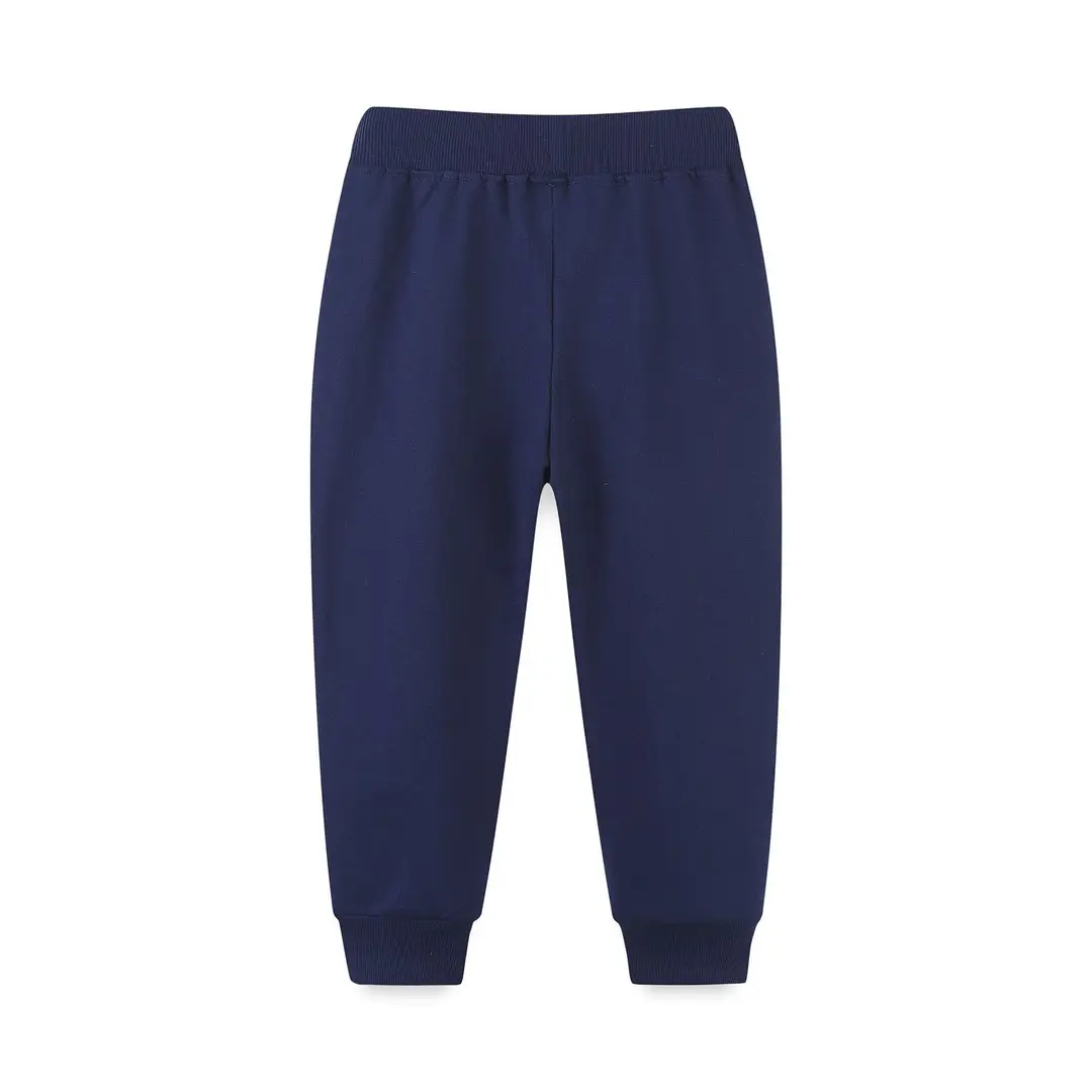 Navy Blue Monster Truck Sweatpants for Kids