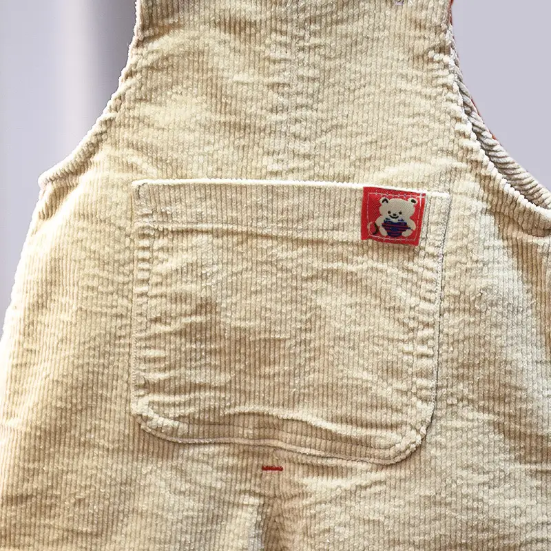 Kids Brown Denim Suspenders 0-4Yr Spring Autumn
