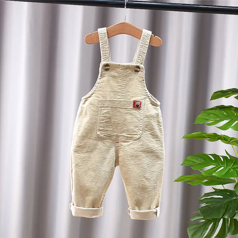 Kids Brown Denim Suspenders 0-4Yr Spring Autumn