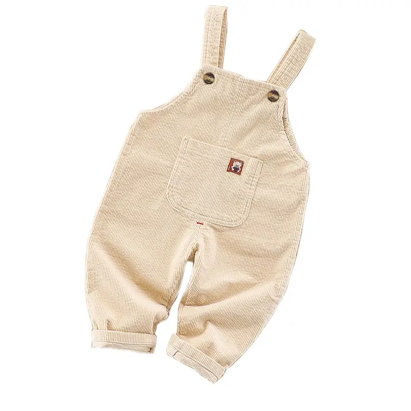 Kids Brown Denim Suspenders 0-4Yr Spring Autumn
