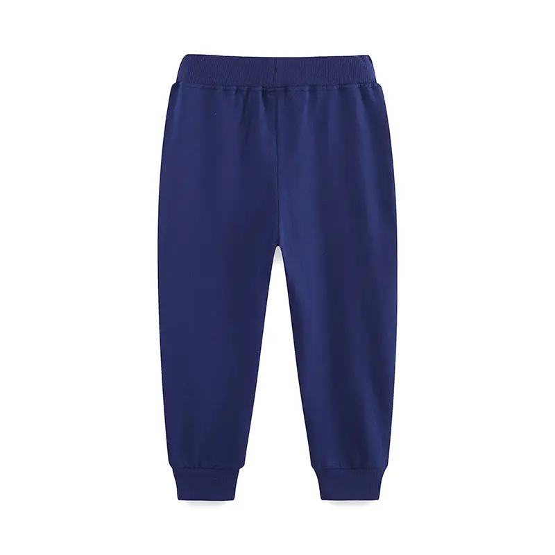 Kids Dinosaur Pants Blue Cotton for Ages 2-5