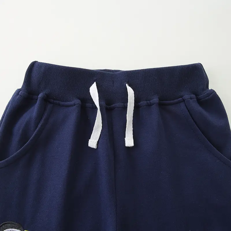Navy Blue Puffin Scooter Pants for Boys 2-5Y