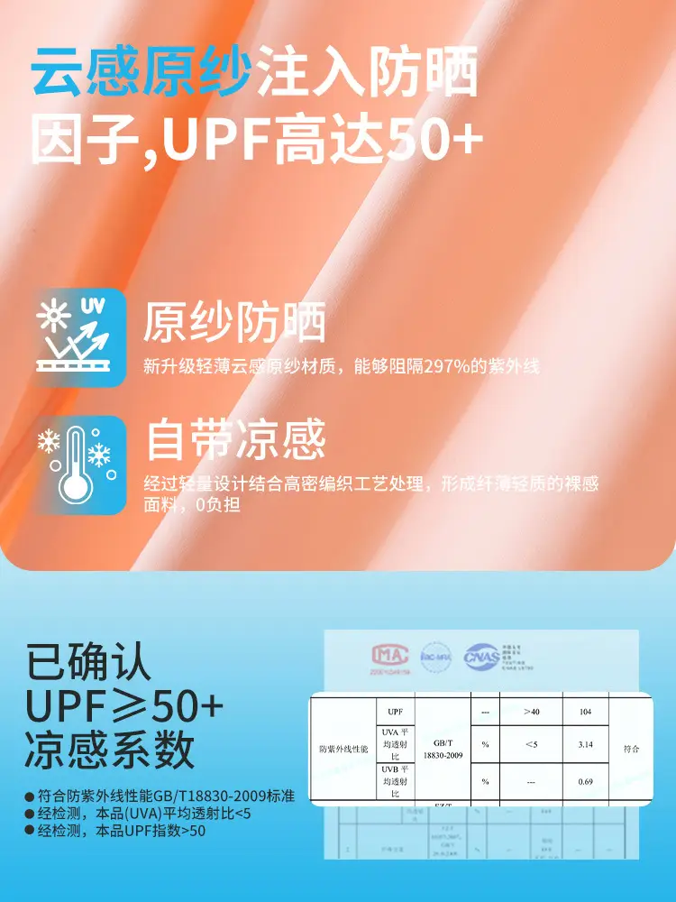 UPF50+ Sunscreen Pants for Kids, Ice Silk, Pastel Colors