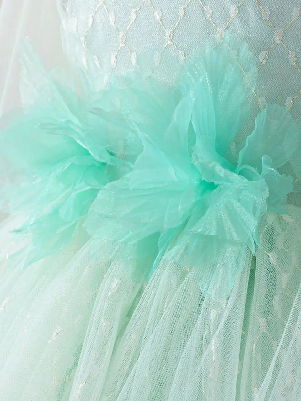 Light Green Tulle Princess Dress for Girls