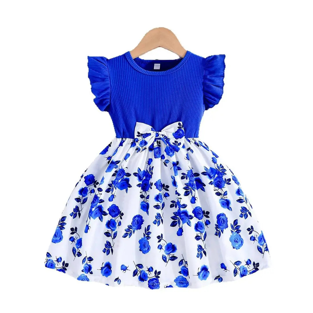 Girls Ruffled Floral Dress Summer Wear Pakistan