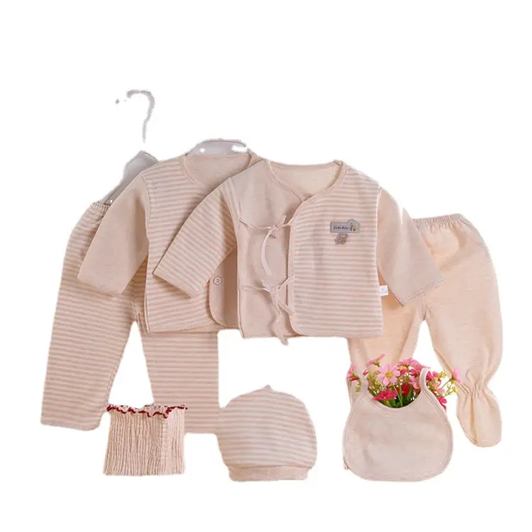 Newborn 7-Piece Cotton Suit Set for All Seasons