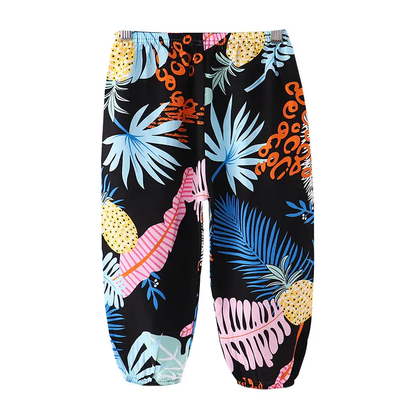 2025 Kids Cotton Cartoon Pants Set of 3